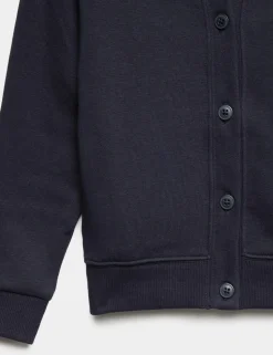 Girls' Jersey School Cardigan (2-18 Yrs)