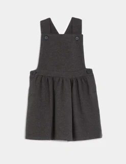 Girls' Jersey School Pinafore (2-12 Yrs)