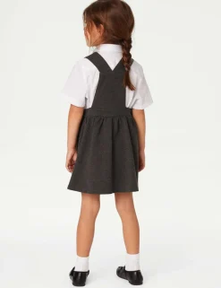 Girls' Jersey School Pinafore (2-12 Yrs)