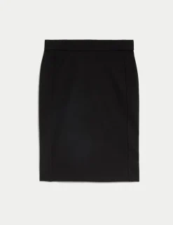 Girls Long Tube School Skirt (9-18 Yrs)