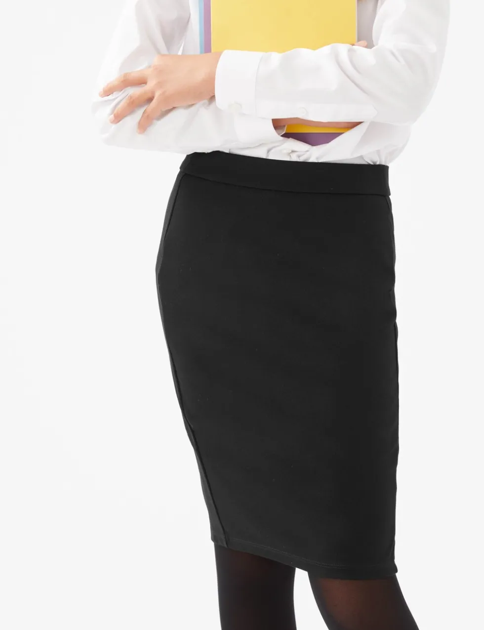 Girls Long Tube School Skirt (9-18 Yrs)