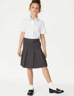 Girls' Longer Length School Skirt (2-16 Yrs)