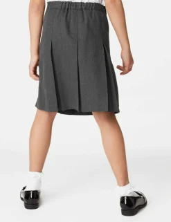 Girls' Longer Length School Skirt (2-16 Yrs)