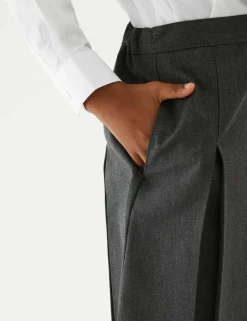 Girls' Longer Length School Skirt (2-16 Yrs)