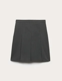 Girls' Plus Fit Permanent Pleats School Skirt (2-18 Yrs)