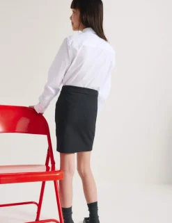 Girls Short Tube School Skirt (9-18 Yrs)