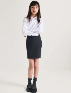 Girls Short Tube School Skirt (9-18 Yrs)