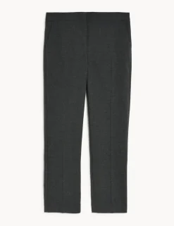 Girls' Slim Leg School Trousers (2-18 Yrs)