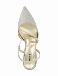 Glitter Stiletto Heel Court Shoes
