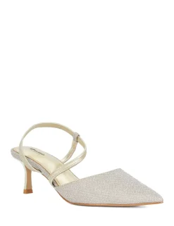 Glitter Stiletto Heel Court Shoes