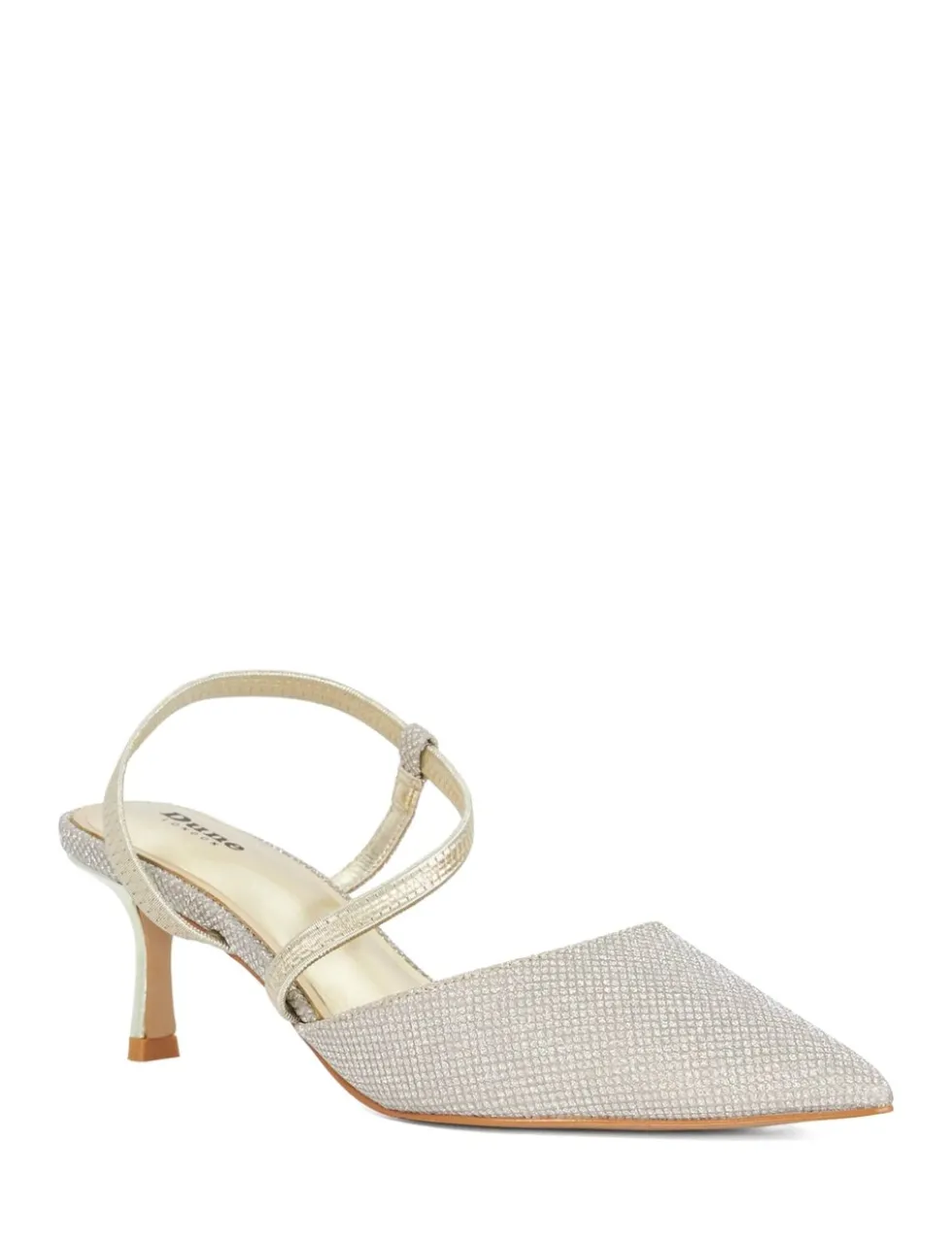 Glitter Stiletto Heel Court Shoes