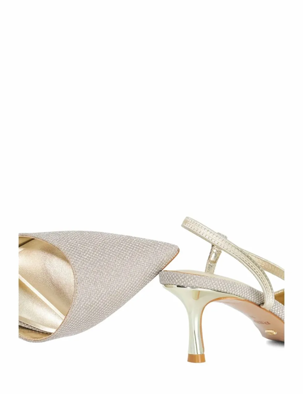 Glitter Stiletto Heel Court Shoes