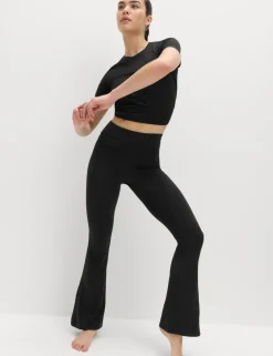 Go Balance Foldover Waist Flared Leggings