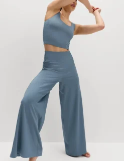 Go Balance High Waisted Palazzo Trousers