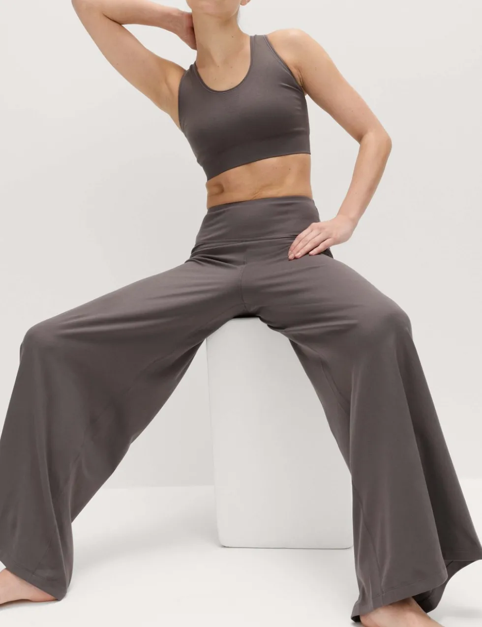 Go Balance High Waisted Palazzo Trousers