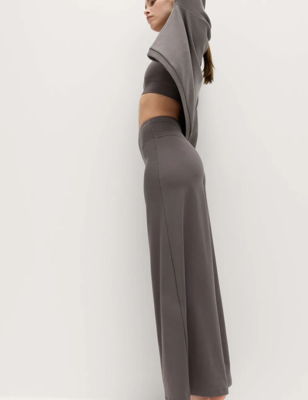 Go Balance High Waisted Palazzo Trousers