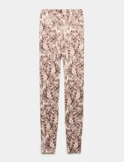 Go Balance Printed Wrap Waist Yoga Leggings
