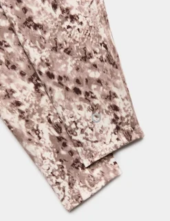 Go Balance Printed Wrap Waist Yoga Leggings