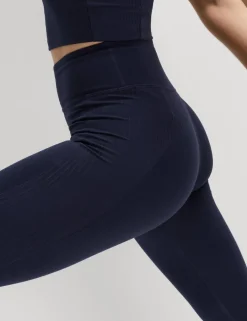 Go Balance Rib Panel High Waist Leggings