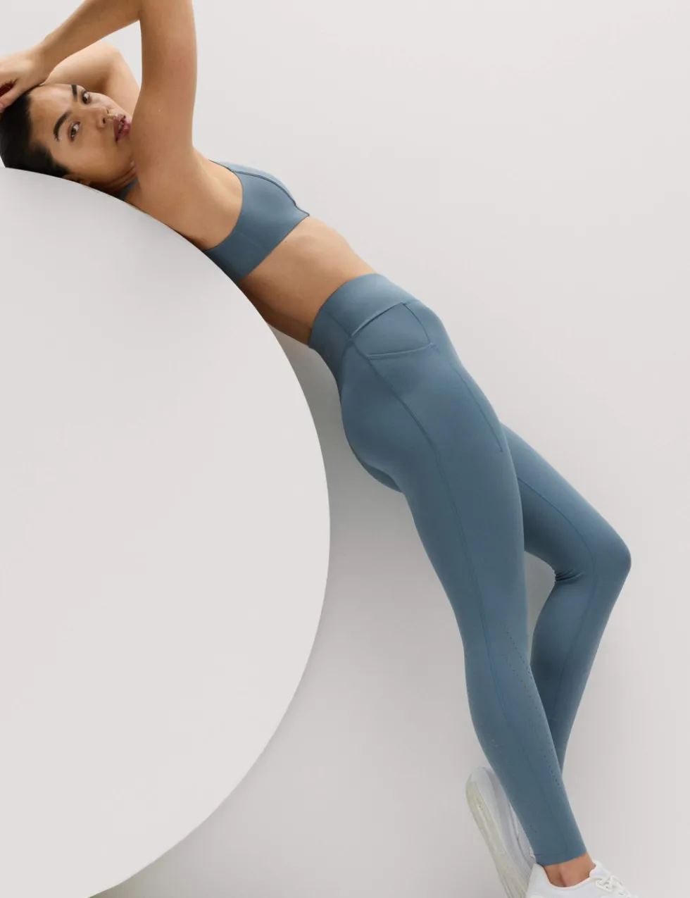 Go Train Laser Cut High Waisted Leggings