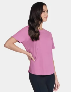 GO WALK Luxe Rib Crew Neck T-Shirt