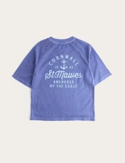 Graphic Striped Short Pyjamas (6-16 Yrs)