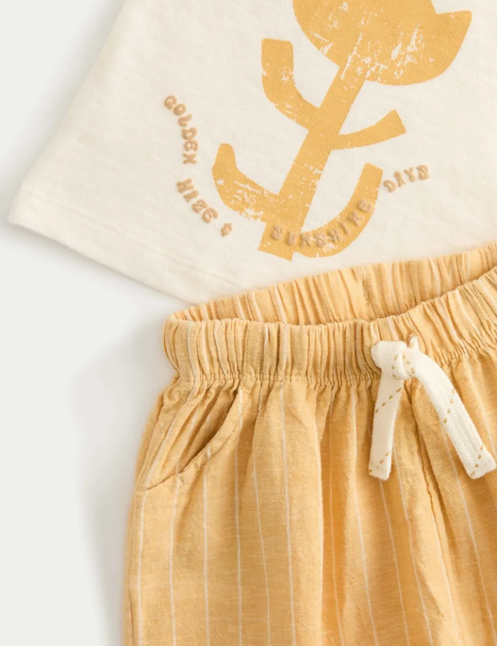 Graphic Tee & Striped Trousers (0-5 Yrs)