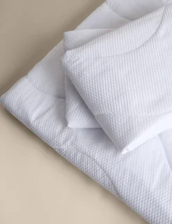 Guest Essentials Mattress Protector & 2pk Pillow Protector Set