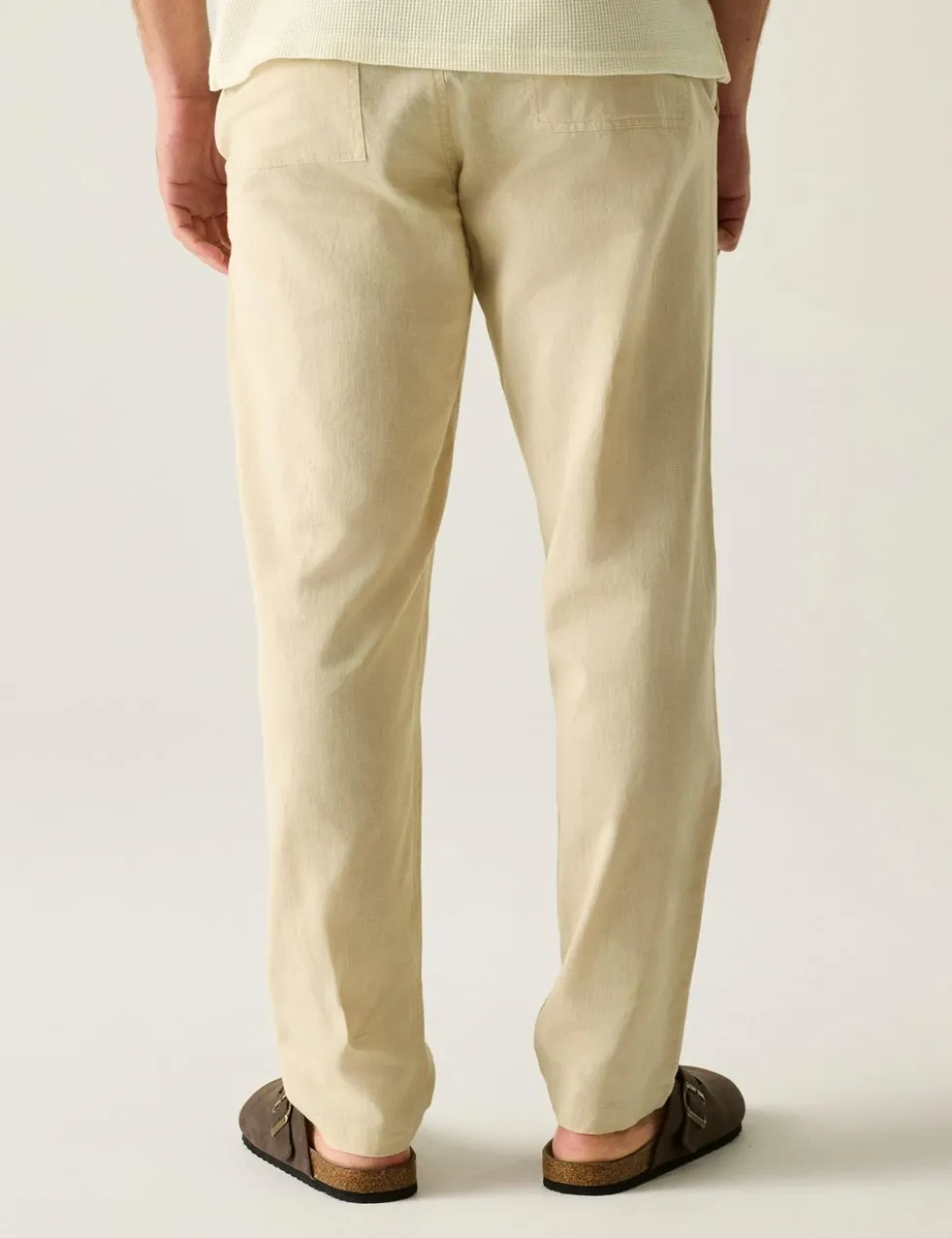 Hadlin Cotton Linen Blend Trousers