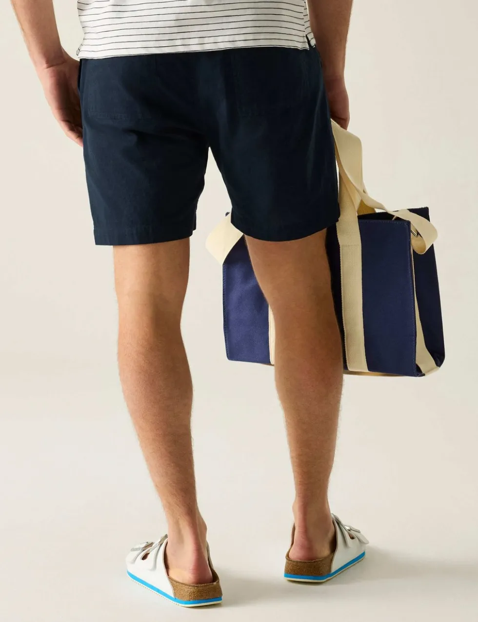 Hadlin Cotton Rich Shorts with Linen