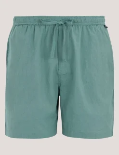 Hadlin Cotton Rich Shorts with Linen