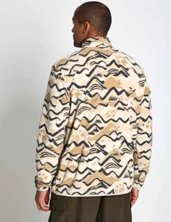 Half Zip Animal Print Jumper