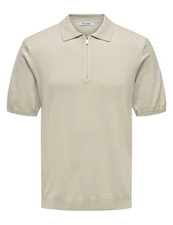 Half Zip Polo Shirt