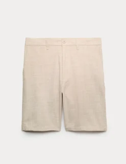 Half-Elasticated Waist Chino Shorts