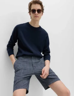Half-Elasticated Waist Chino Shorts