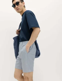 Half-Elasticated Waist Chino Shorts