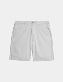 Half-Elasticated Waist Chino Shorts