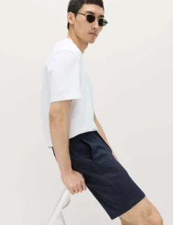Half-Elasticated Waist Chino Shorts