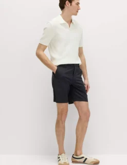 Half-Elasticated Waist Seersucker Chino Shorts
