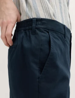 Half-Elasticated Waist Stretch Chino Shorts