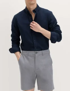 Half-Elasticated Waist Stretch Chino Shorts