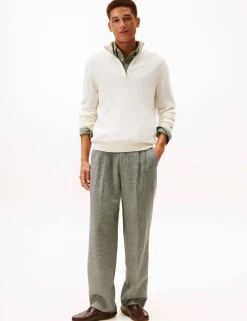 Hardware Hilfiger Leather Slip On Loafers