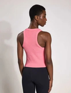 Harmony Cotton Rich Rib Crop Vest Top