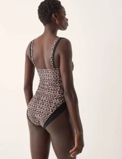 Heart Print Swimsuit