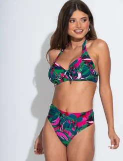 Heatwave Floral High Leg Bikini Bottoms