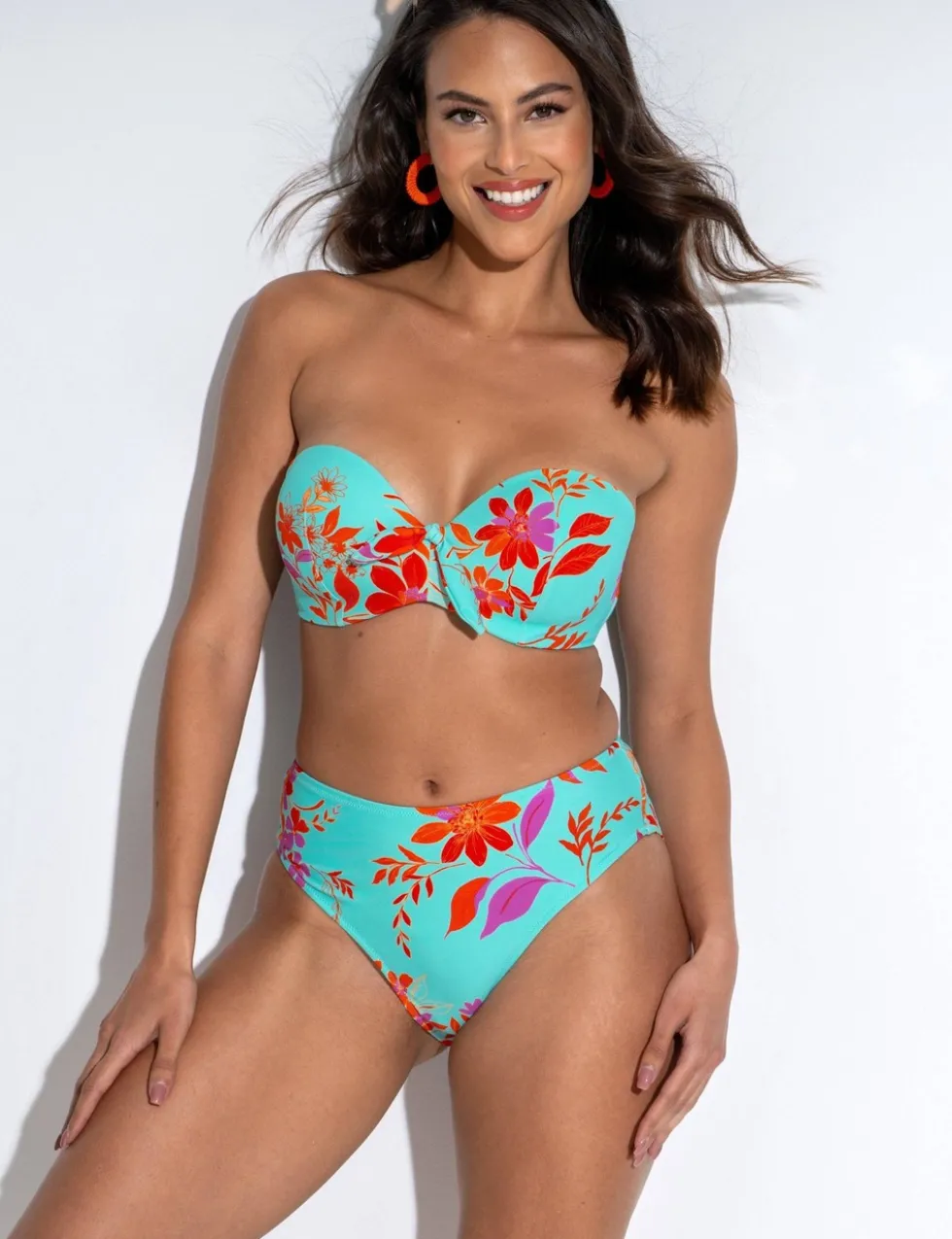 Heatwave Floral High Leg Bikini Bottoms