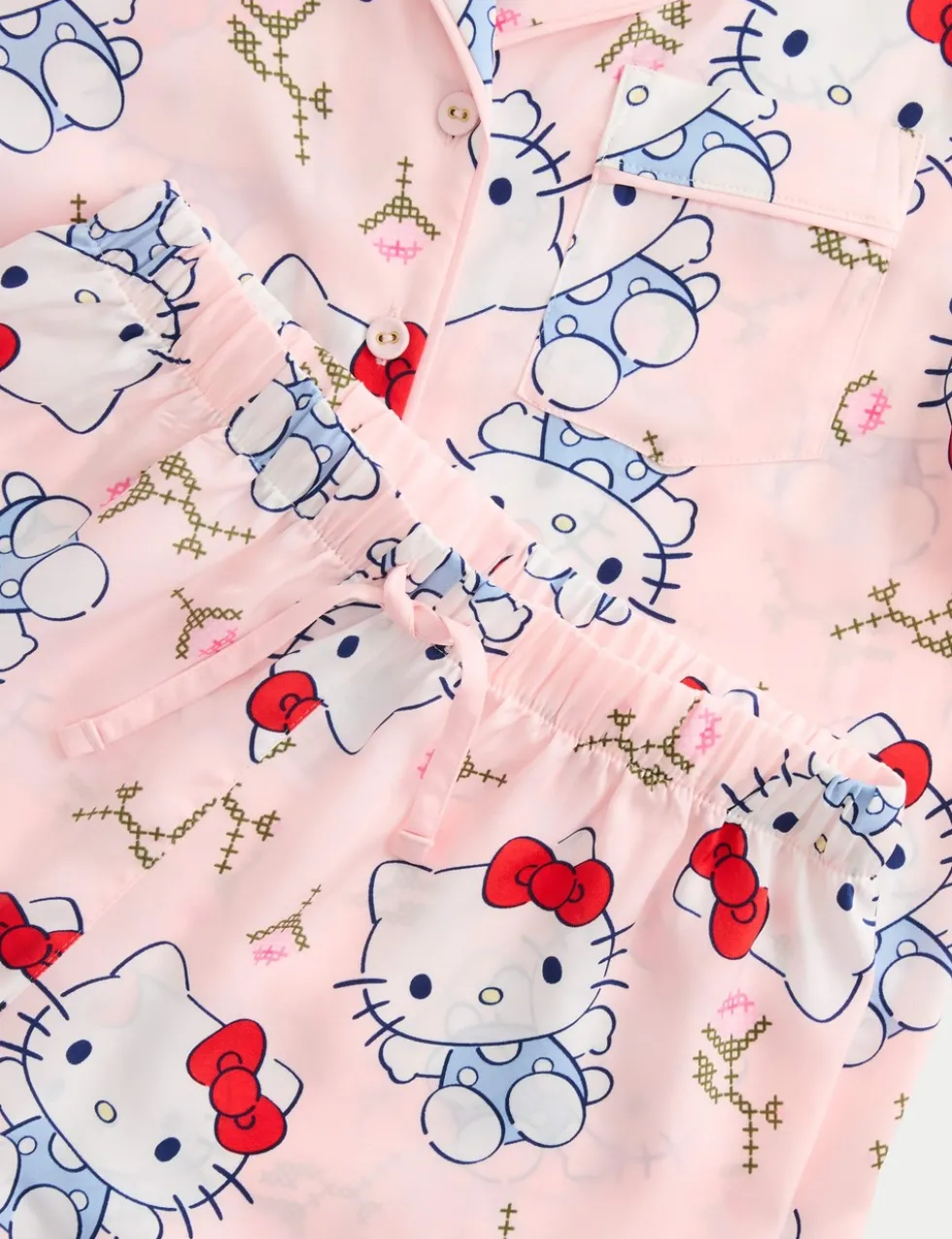 Hello Kitty™ Satin Pyjamas (6-16 Yrs)