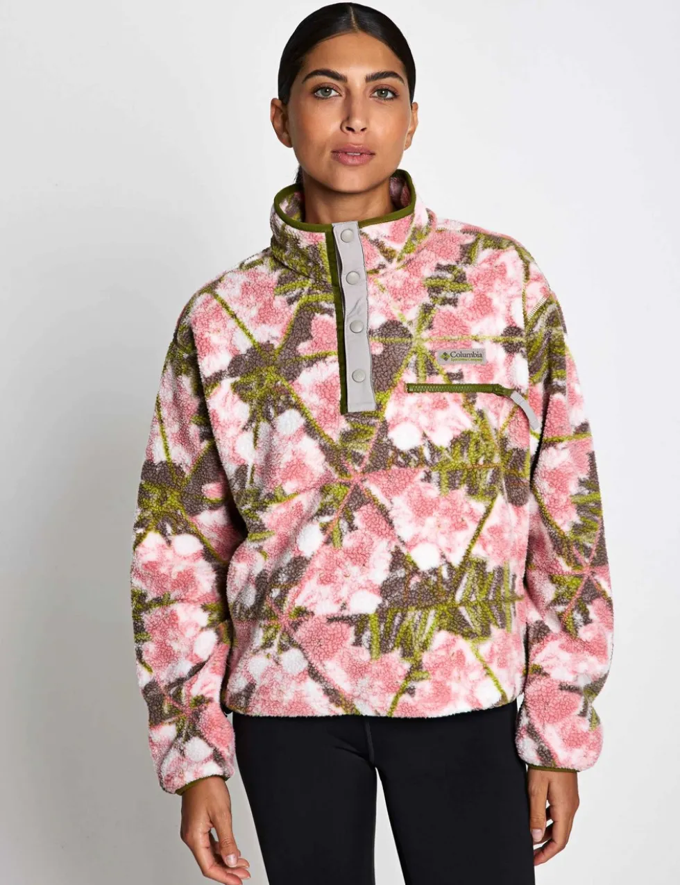 Helvetia Funnel Neck Fleece Sweatshirt