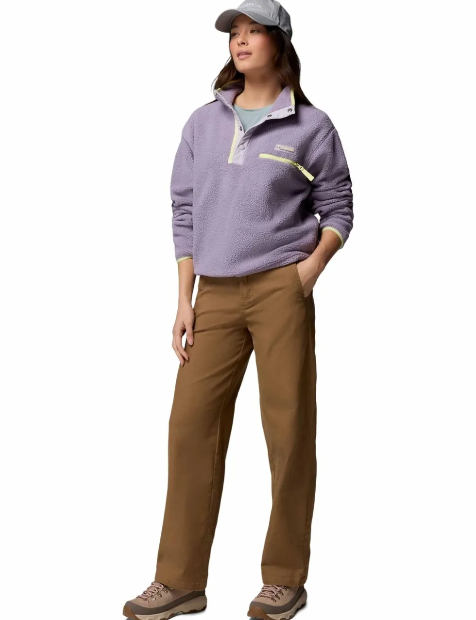 Helvetia Funnel Neck Fleece Sweatshirt