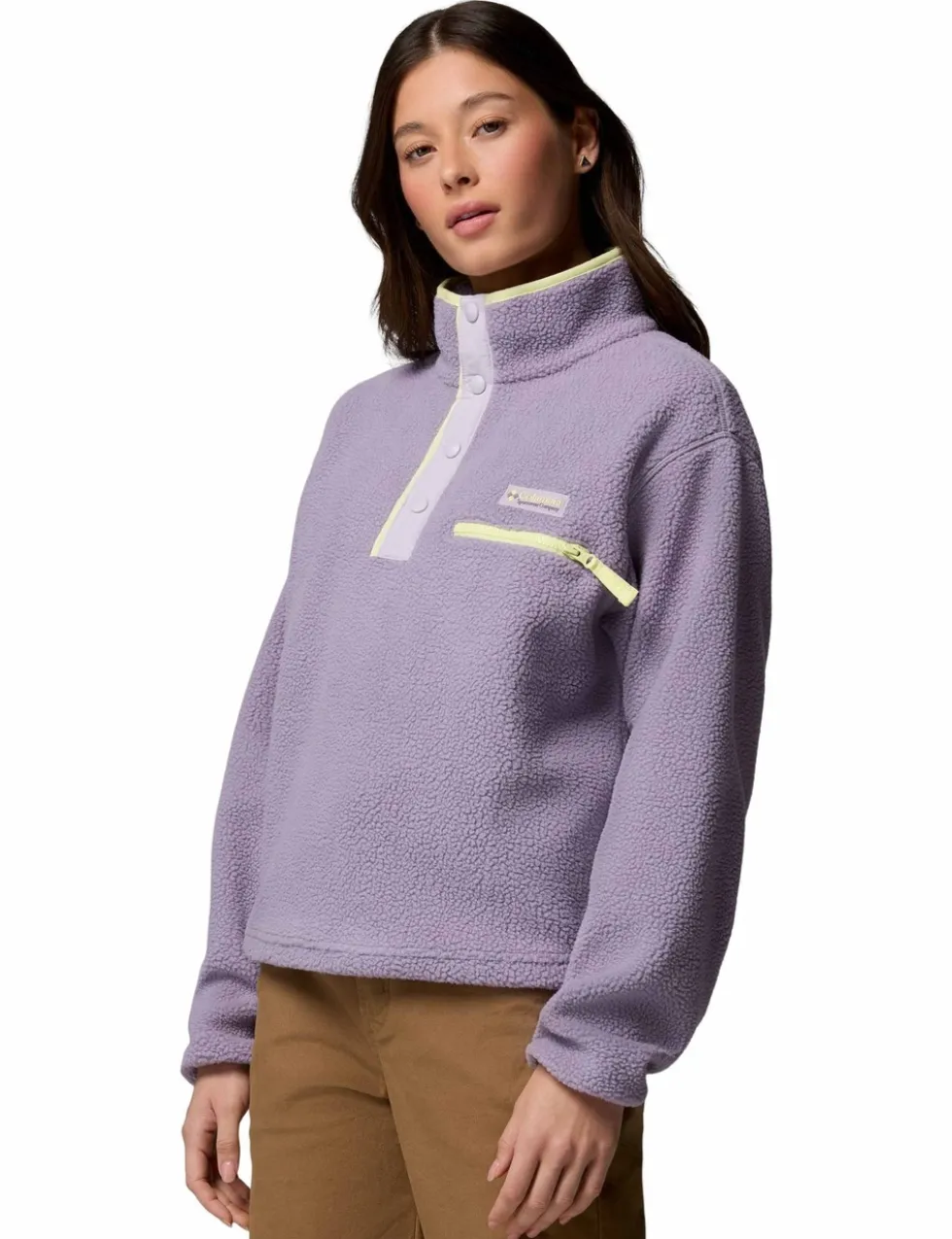 Helvetia Funnel Neck Fleece Sweatshirt